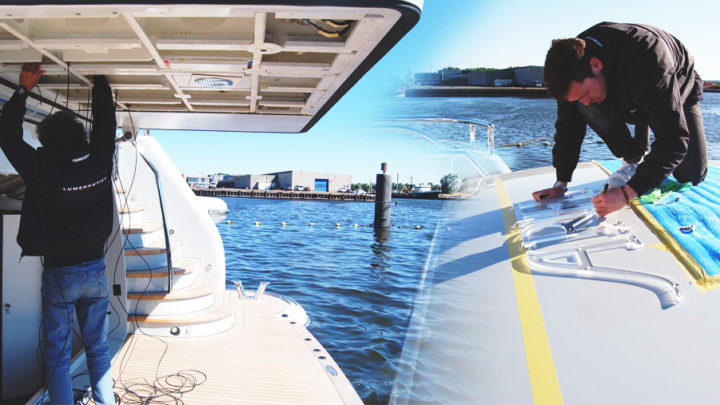 Installing Yacht Signs with Precision & Care Image